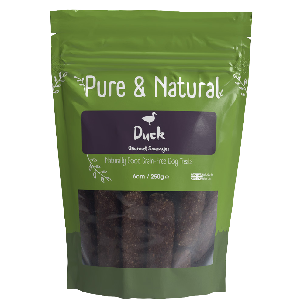 Pure & Natural Duck Gourmet Sausages 250g