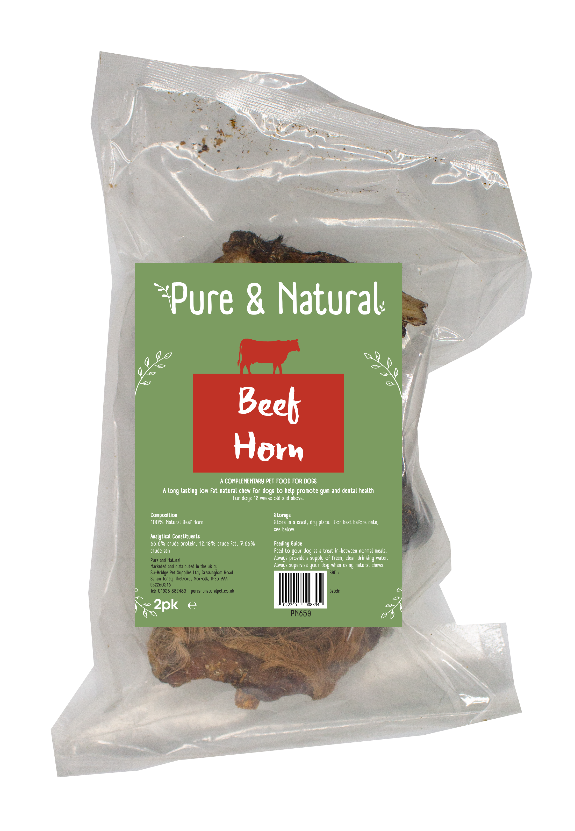 Pure & Natural Beef Horn