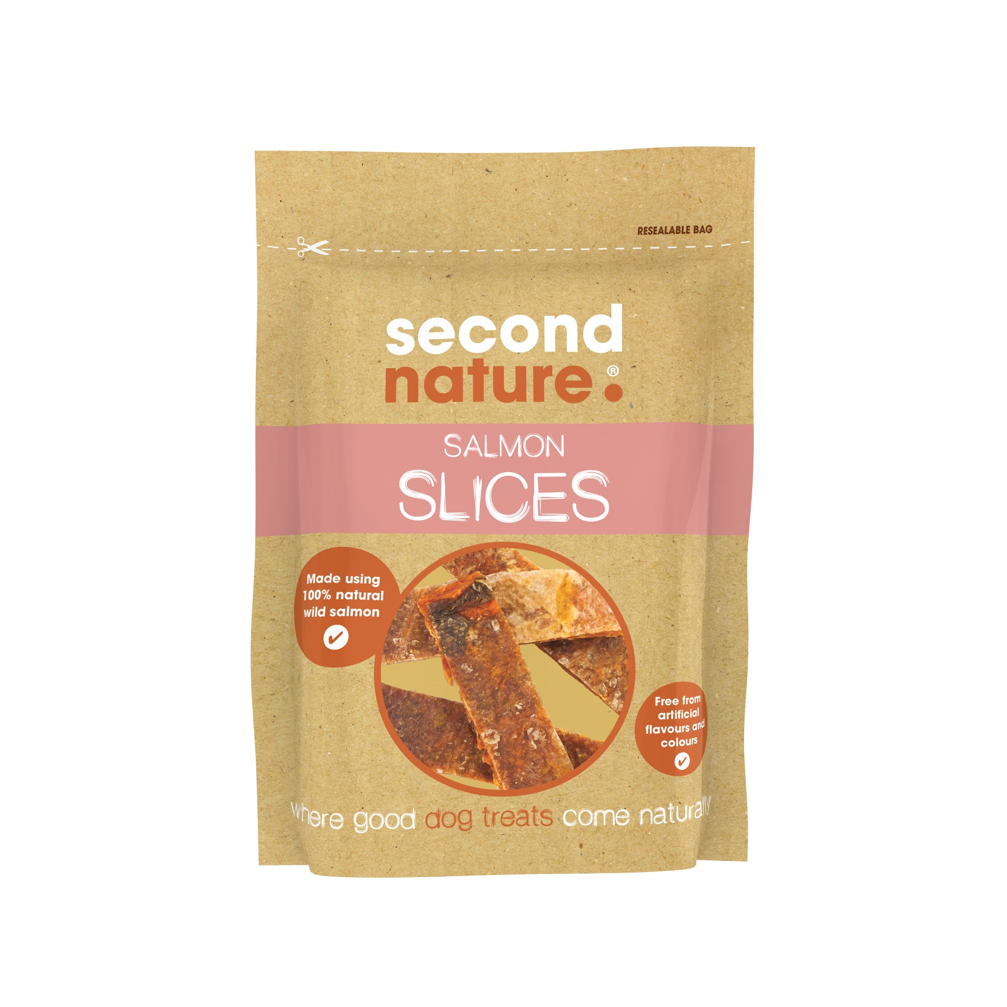 Second Nature Dog Treat Salmon Slices