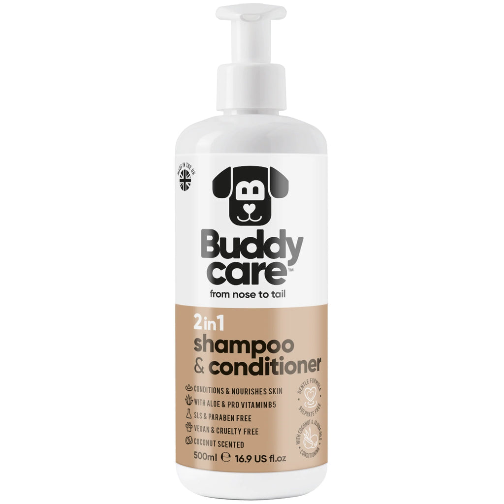 Buddycare 2-in-1 Shampoo & Conditioner - 500ml