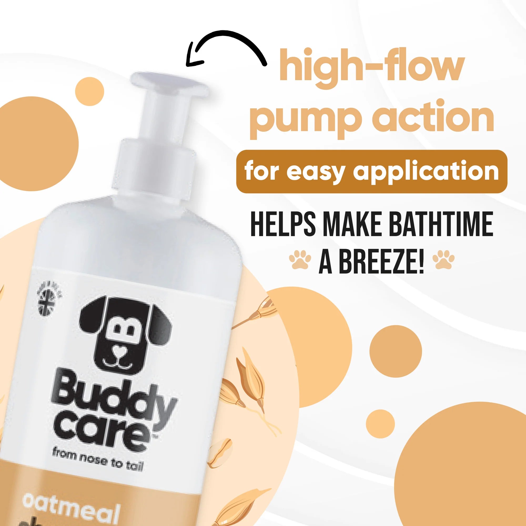 Buddycare Oatmeal Dog Shampoo - 500ml