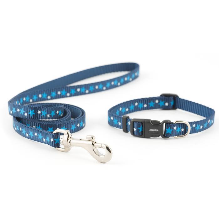Ancol Small Bite Stars Puppy Collar & Lead Set