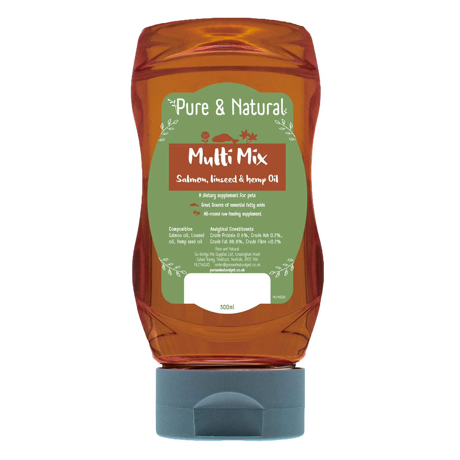 Pure & Natural Multi Mix Salmon, Linseed & Hemp Oil