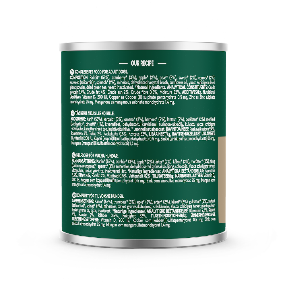 Nature’s Menu Country Hunter – Rabbit with Superfoods (600g)
