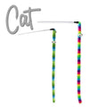 Ancol Rainbow Wiggle Worm Cat Dangler Toy