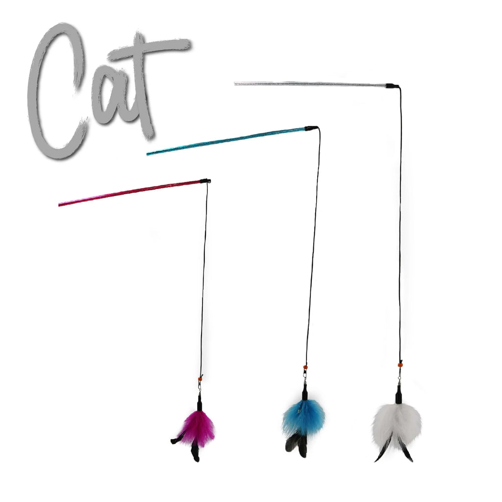 Ancol Feather Bell Cat Dangler Toy
