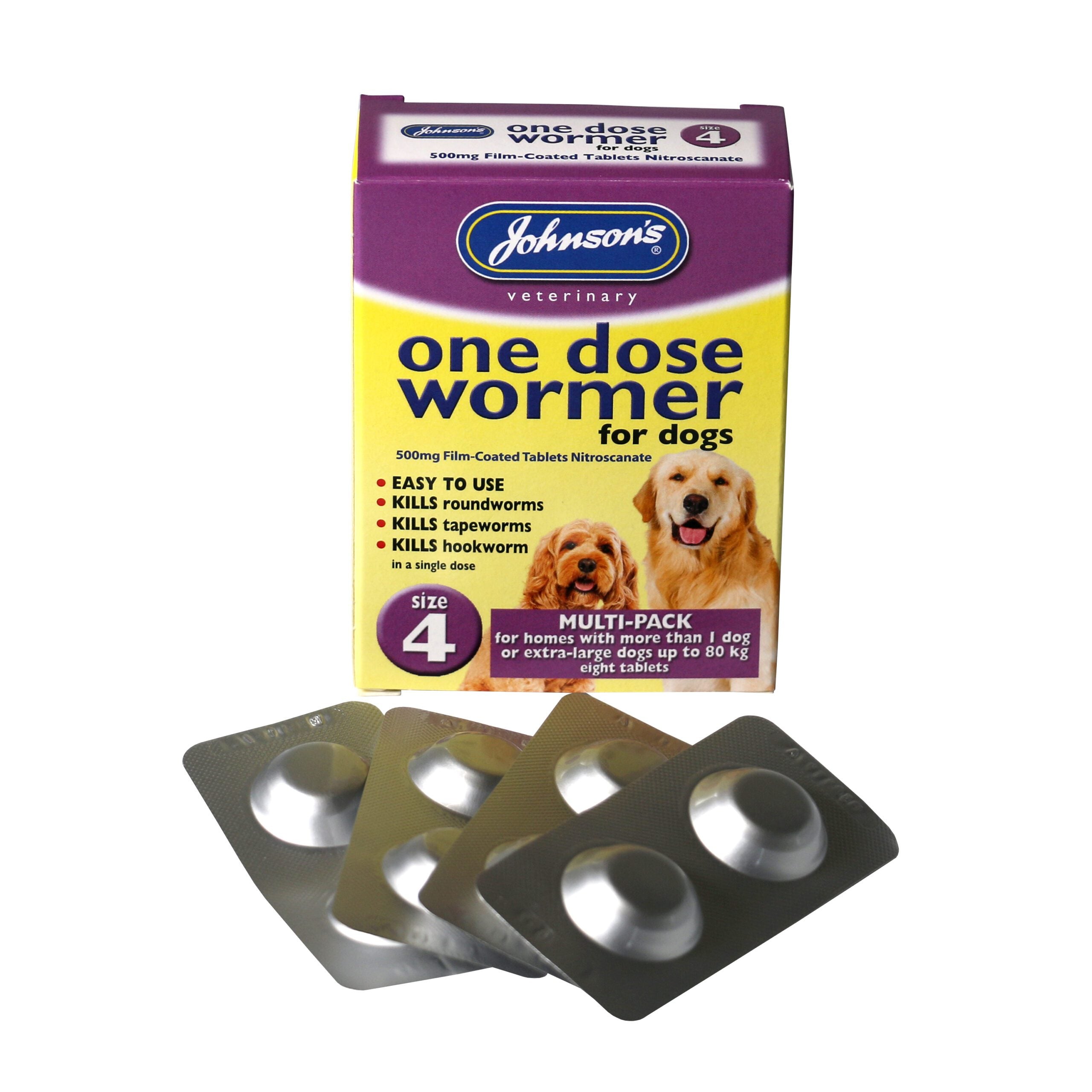 Johnsons - One Dose Wormer Size 4
