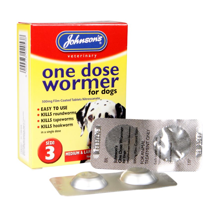 Johnsons - One Dose Wormer Size 3