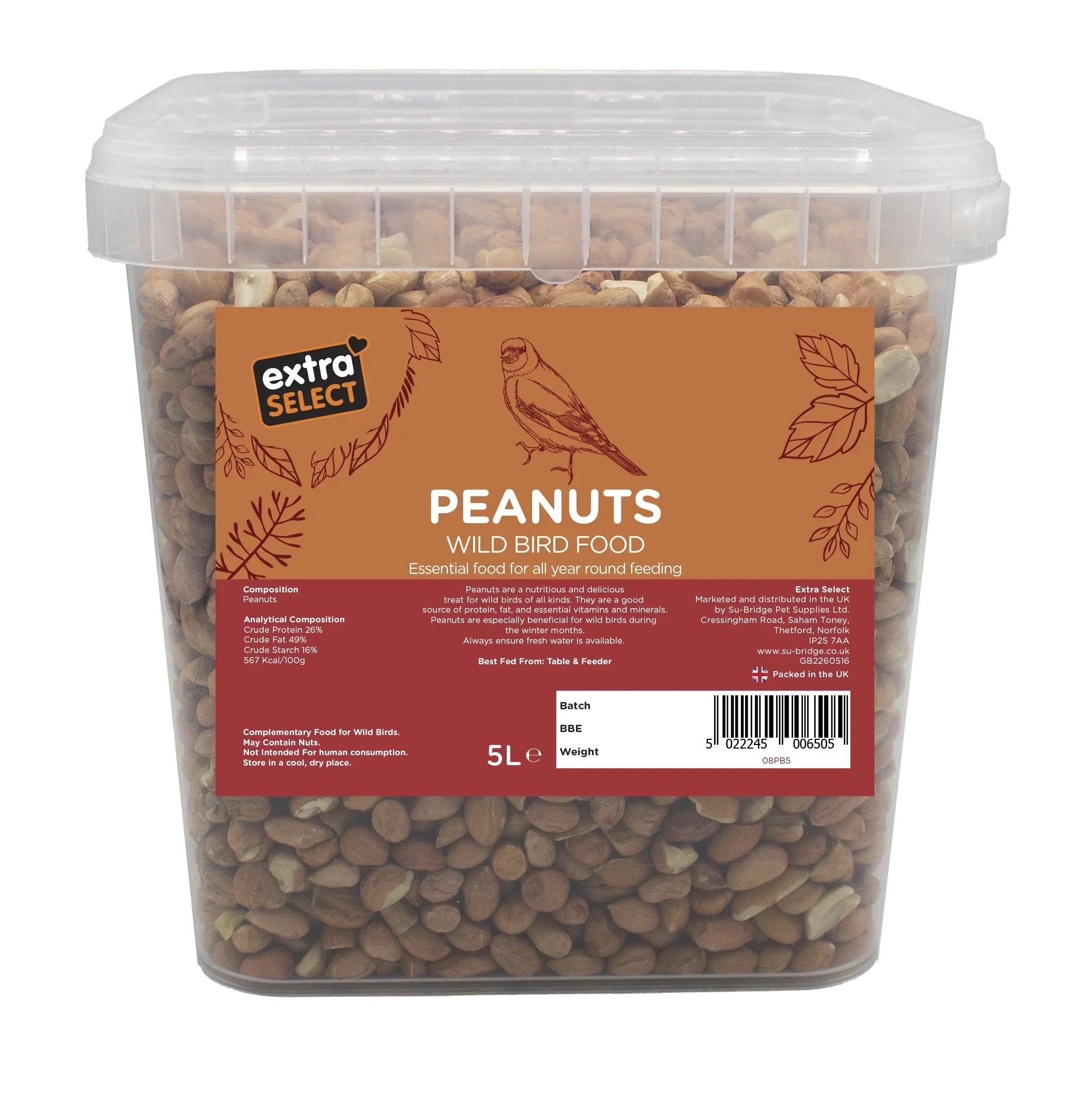 Extra Select Peanuts 5L