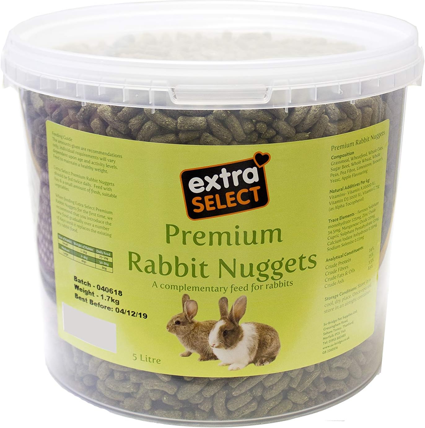Extra Select Premium Rabbit Nuggets 5L