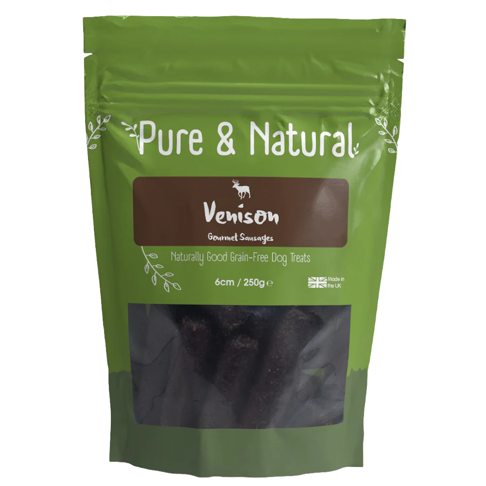Pure & Natural Venison Gourmet Sausages 250g