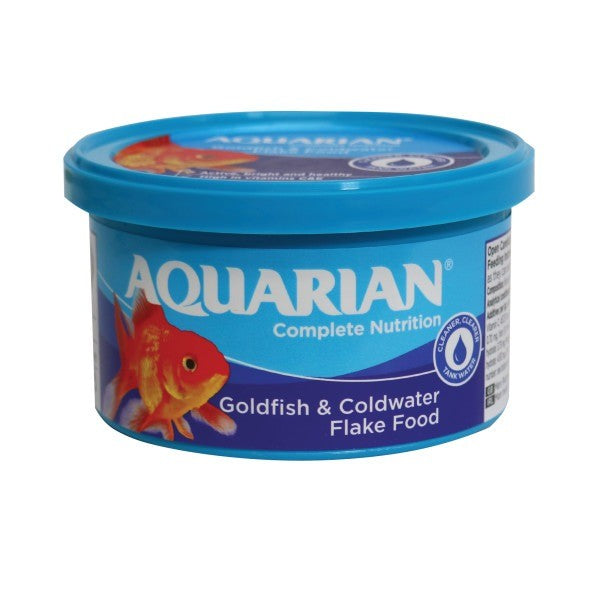 Aquarian Goldfish Flake Aquarium Food - 25g
