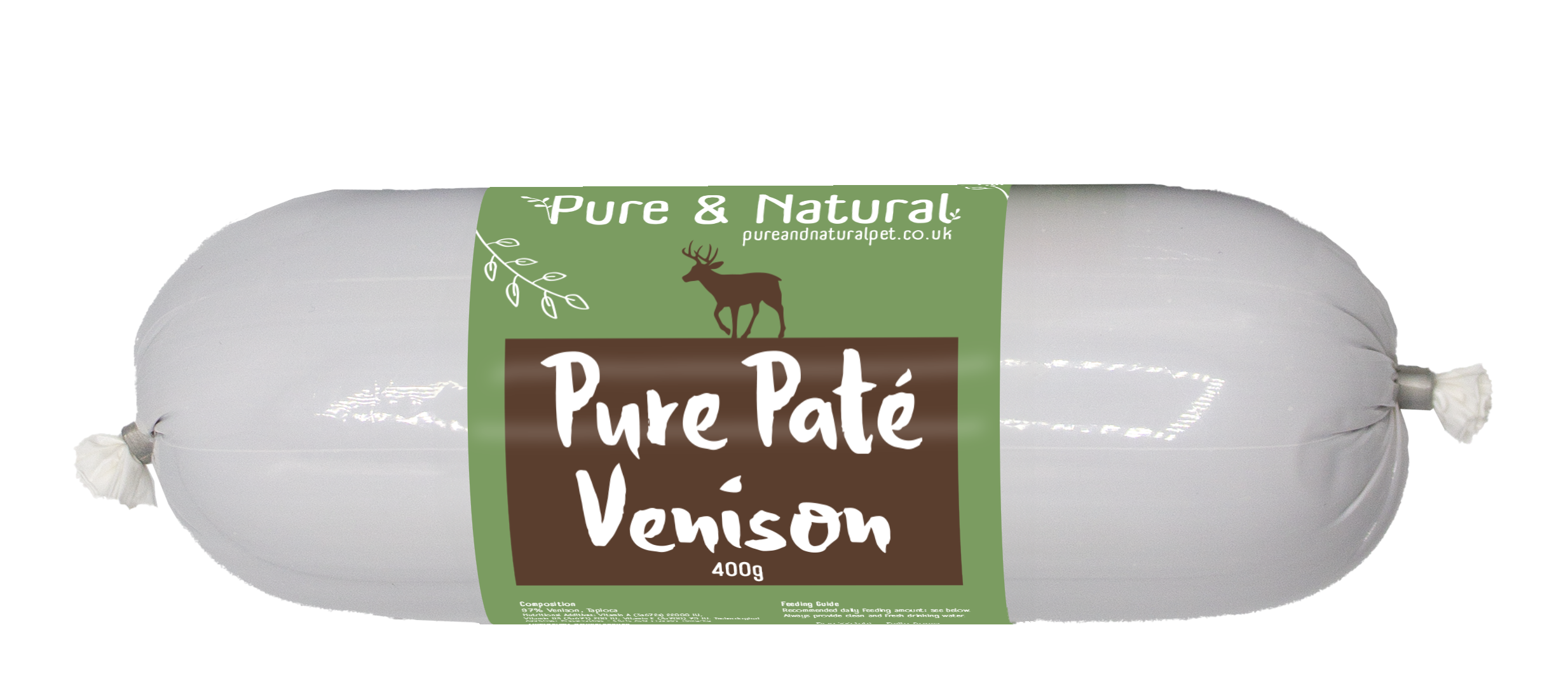 Pure & Natural Pure Pate Sausage Venison